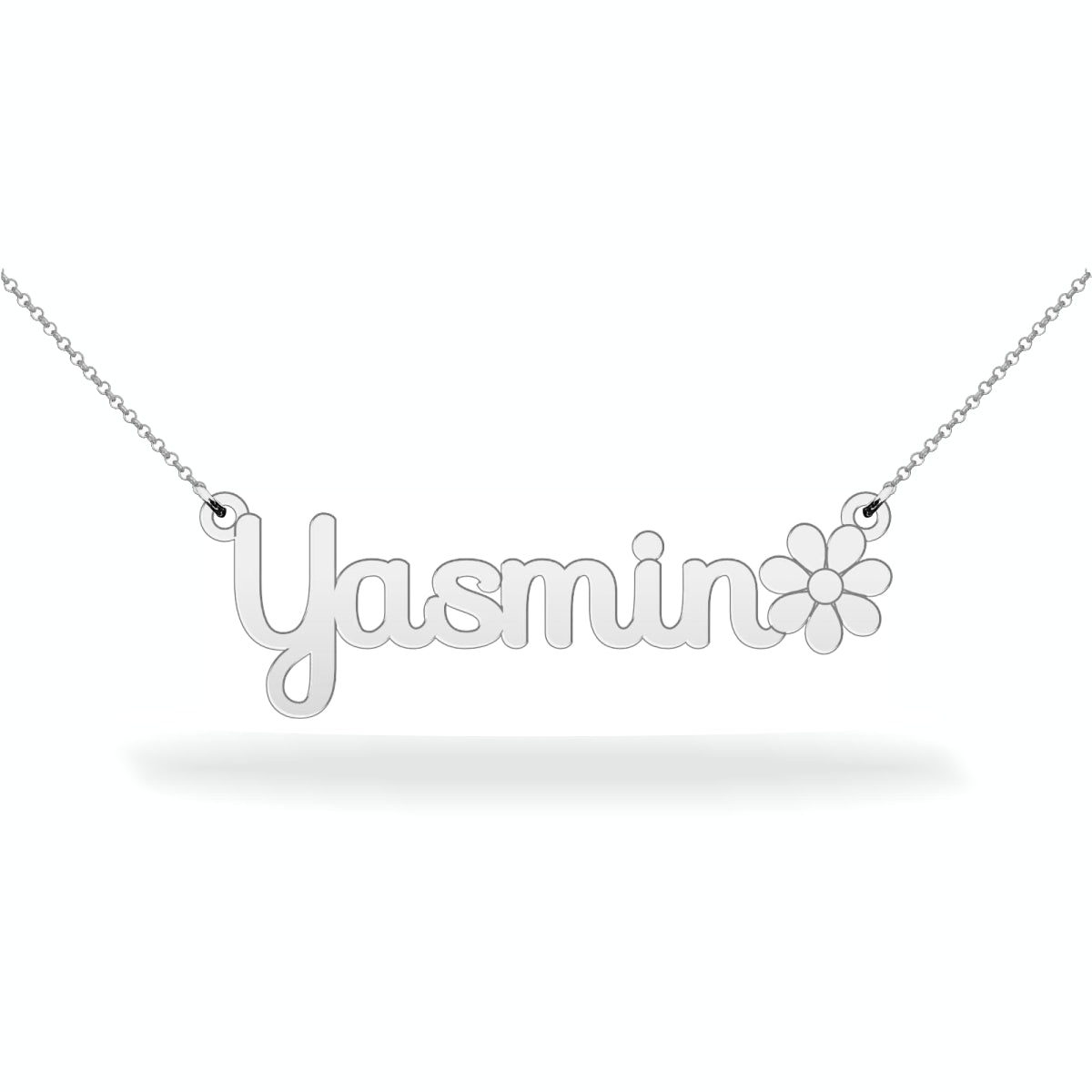 Name necklace sterling silver