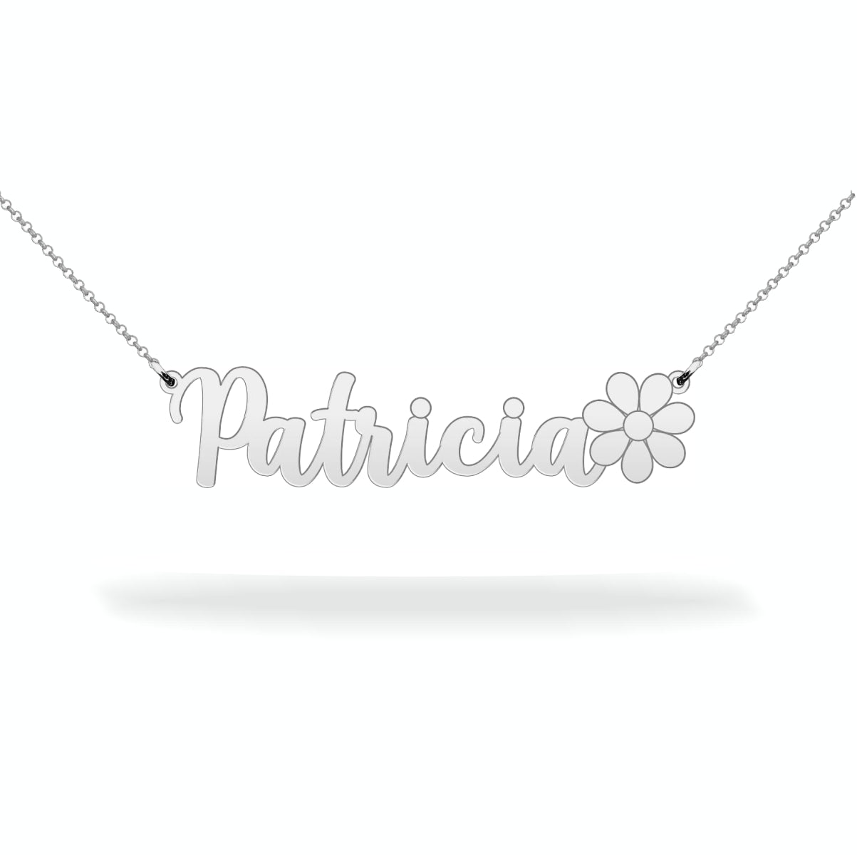 Name necklace sterling silver